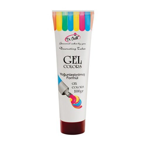 colorant en gel Tube marron 100g