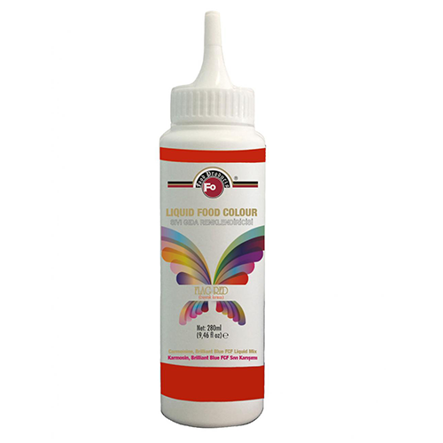 FO Colorant alimentaire liquide rouge drapeau 280 ml