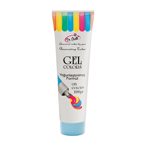 colorant en gel Tube bleu ciel 100g