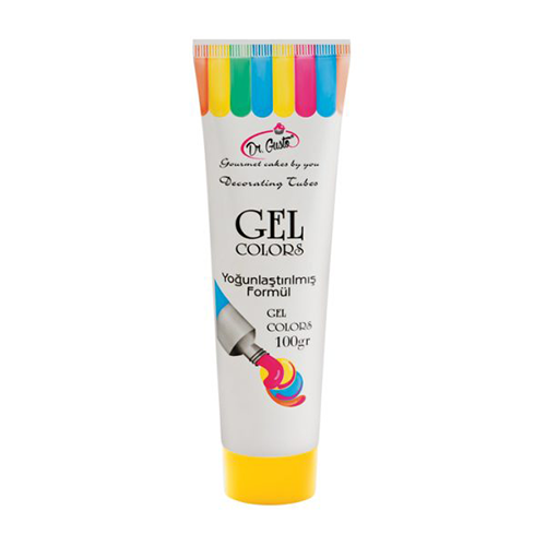 colorant en gel Tube jaune 100g