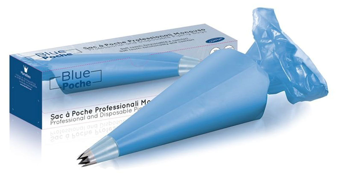 POCHE A DOUILLE MARTELLATO BLEU 30CM 9000 / 55CM 16000/ 65CM 18000